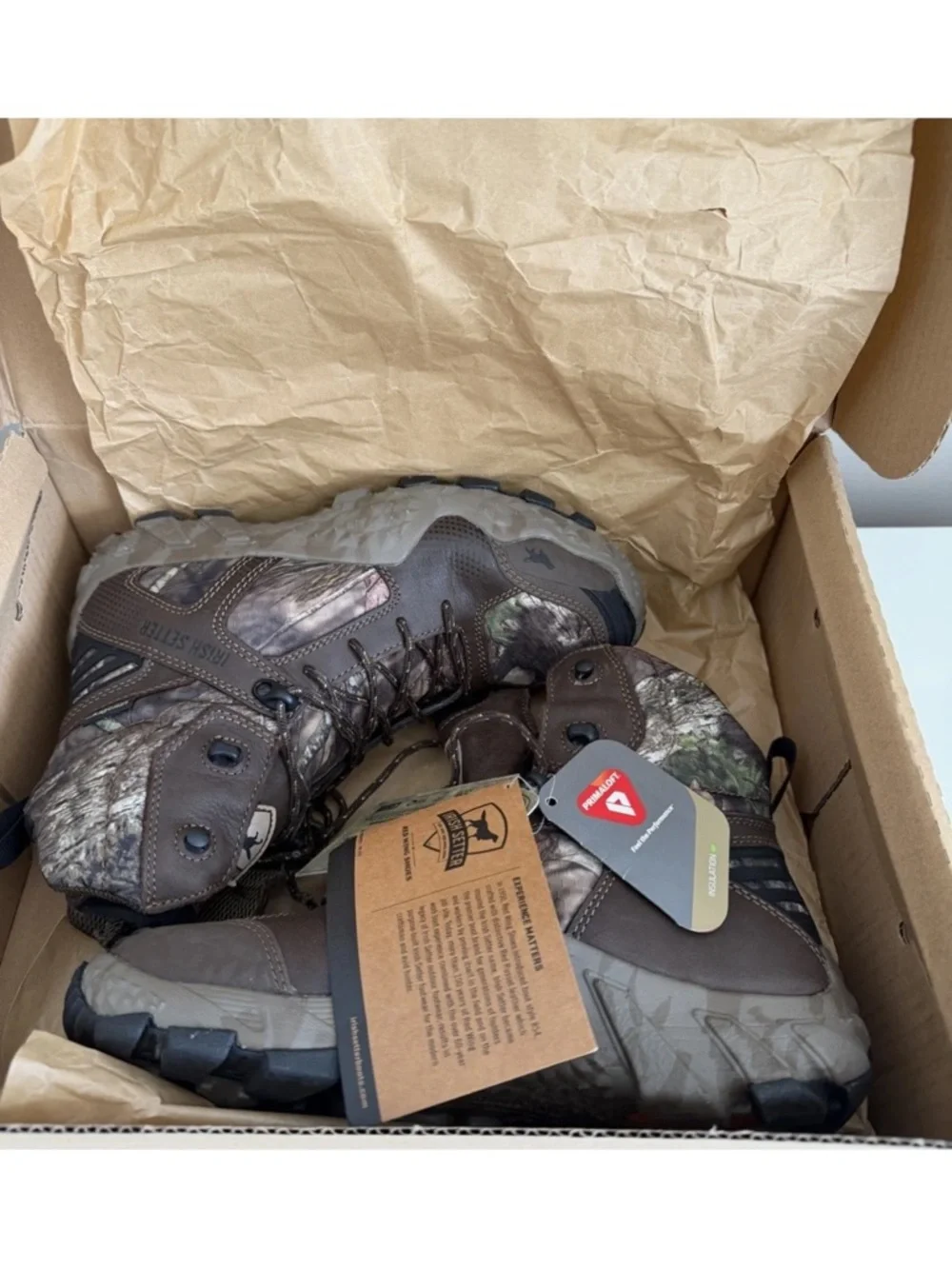 Irish Setter 2839 VaprTrek Waterproof Insulated Hunting Boot Women’s Sz 8.5